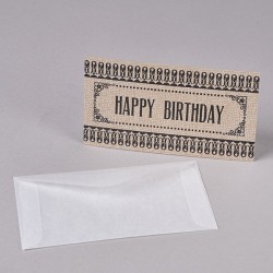 CARTE CADEAU HAPPY BIRTHDAY made in USA