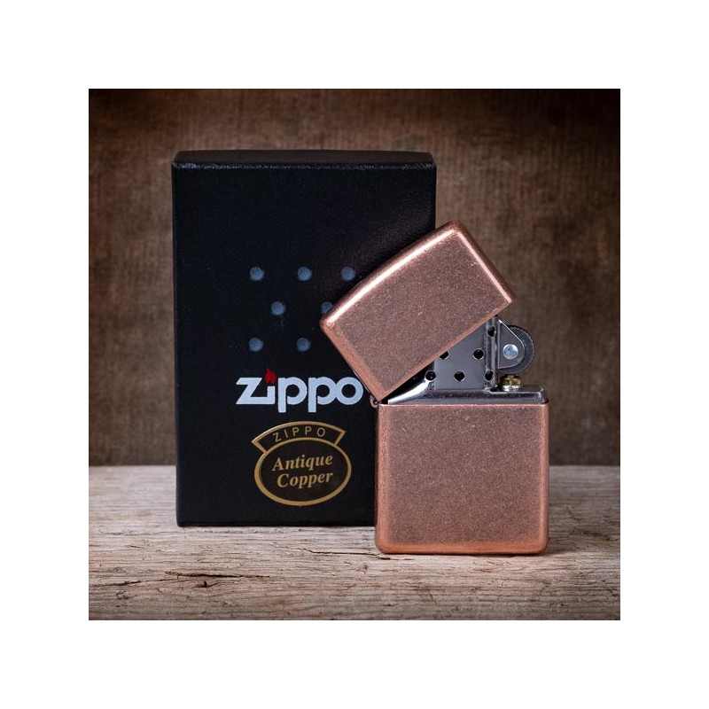 Lighter Zippo antique copper made in usa