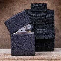 Molle Pouch Black and Black Crackle® lighter Gift Sets