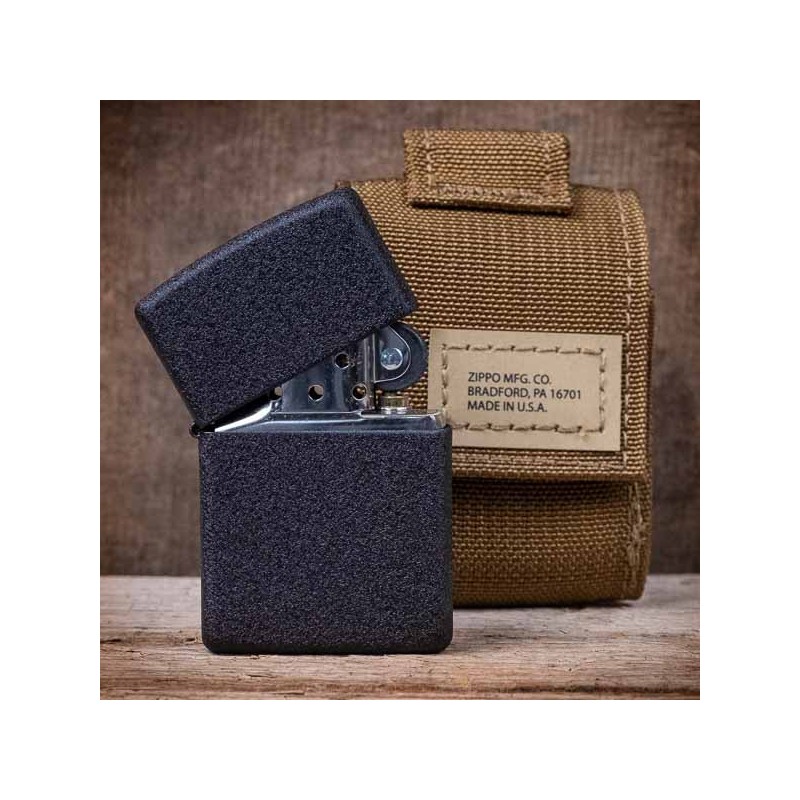 Molle Pouch Black and Black Crackle® lighter Gift Sets