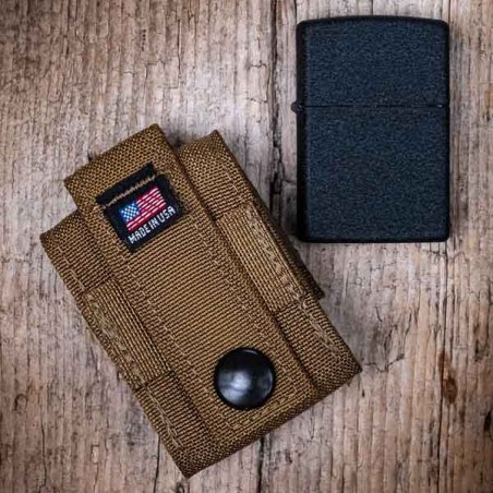 Molle Pouch Black and Black Crackle® lighter Gift Sets