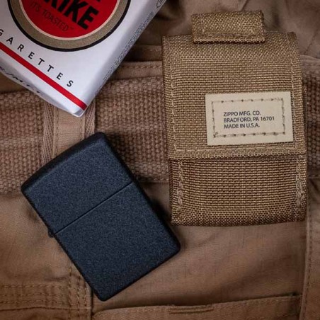 Molle Pouch Black and Black Crackle® lighter Gift Sets