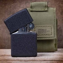 Molle Pouch Black and Black Crackle® lighter Gift Sets