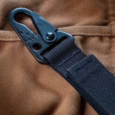 Porte-clé de ceinture Cordura noir - made in USA