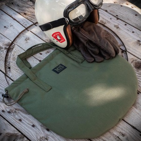 UK HELMET BAG Khaki green - Made in USA