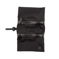 Double Pochette Trousse noire MIS   - made in USA