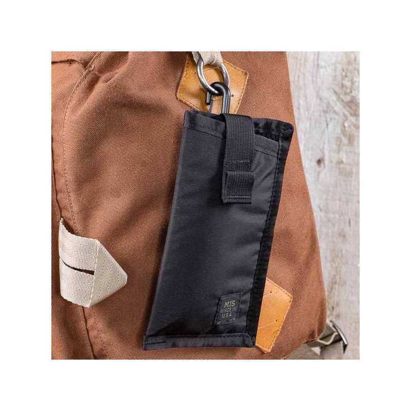 MIS SMALL POUCH – BLACK  - made in USA