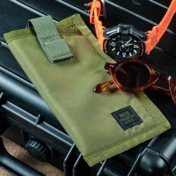 MIS SMALL POUCH – OLIVE DRAP  - made in USA