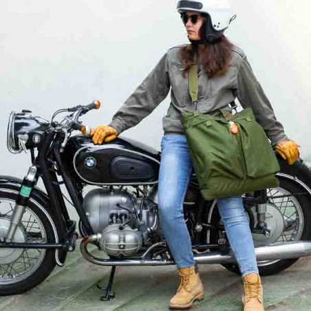 SAC CASQUE FLYERS – vert armé  - made in USA