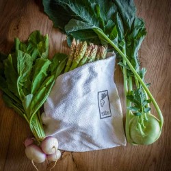 VEJIBAG® Vegetable Cotton Storage Bag - MEDIUM -  Made in USA