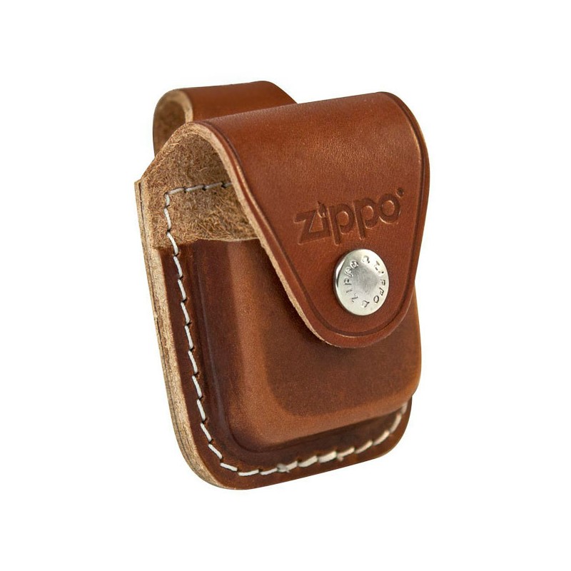 Leather pouch for Zippo lighter