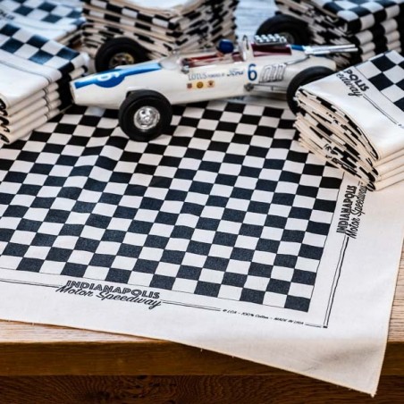 Bandana checkerboard pattern INDIANAPOLIS Motor Speedway  - made in USA