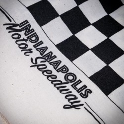 Bandana checkerboard pattern INDIANAPOLIS Motor Speedway  - made in USA