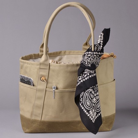 CINCH TOTE BAG - COTON HUILE