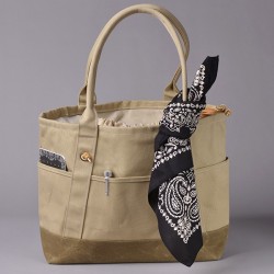 CINCH TOTE - SUN RELIEF WAXED