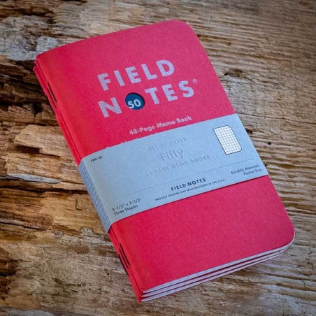 Notebook FIFTY 3 pack FIELD NOTES