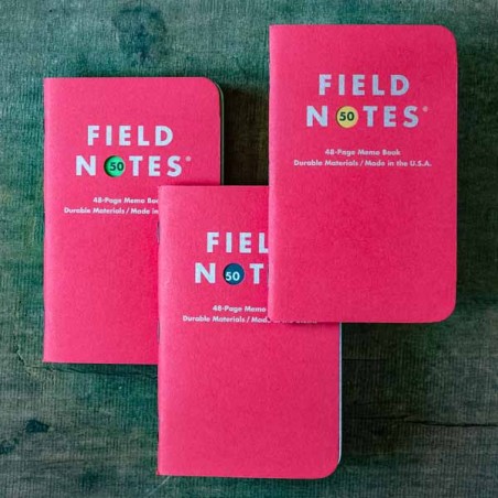 Notebook FIFTY 3 pack FIELD NOTES