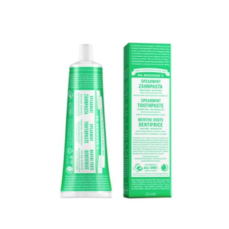 Dentifrice menthe verte "All One"  - Dr. Bronner's - Made in USA