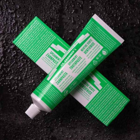 Dentifrice menthe verte "All One"  - Dr. Bronner's - Made in USA
