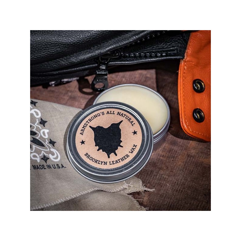 Armstrong's Brooklyn Leather Wax - MADE IN USA
