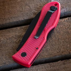 Couteau KaBar Folding Hunter Rouge - made in USA