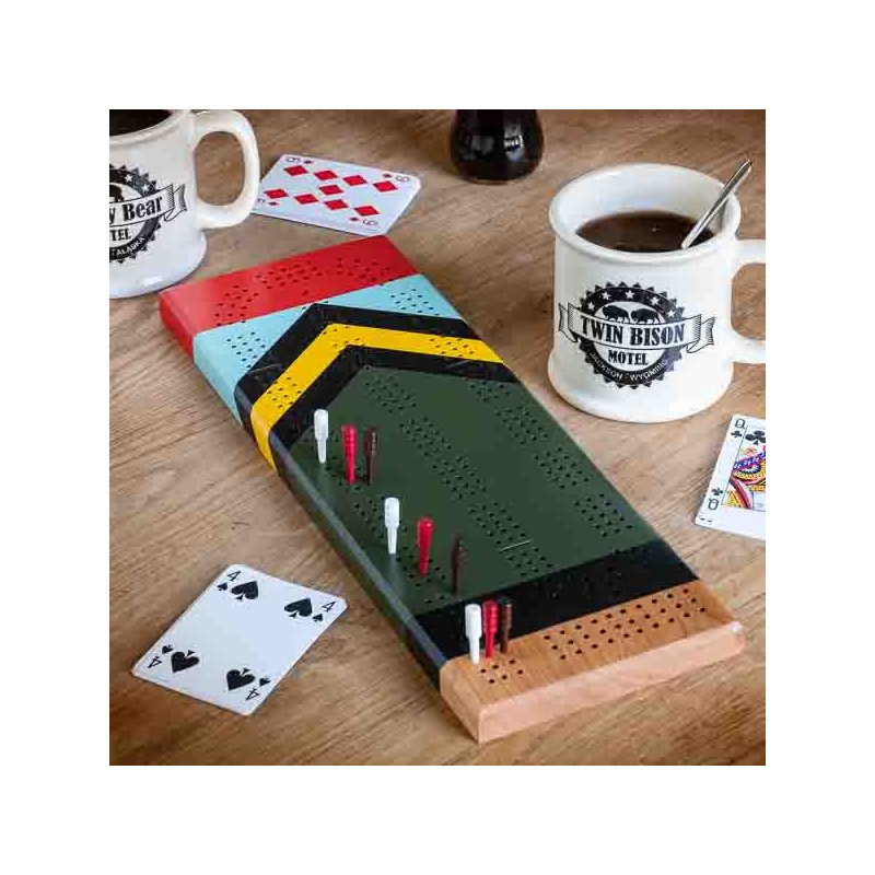 Scout Cribbage Board - made in USA