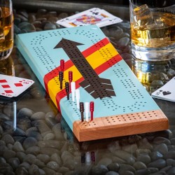 Dalles Des Morts Cribbage Board - made in USA