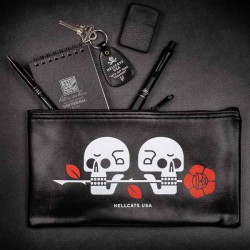 Trousse Hellcats Skull and Rose  - Made in USA