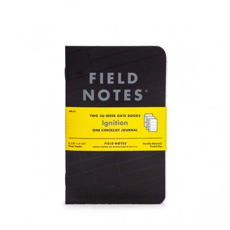 Pack 3 carnets FIELD NOTES IGNITION - Made in USA