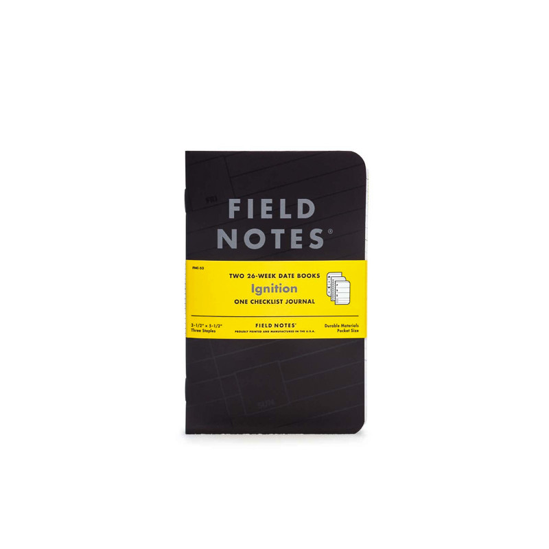 3 Pack Plaine Carnets de signature Field Notes 