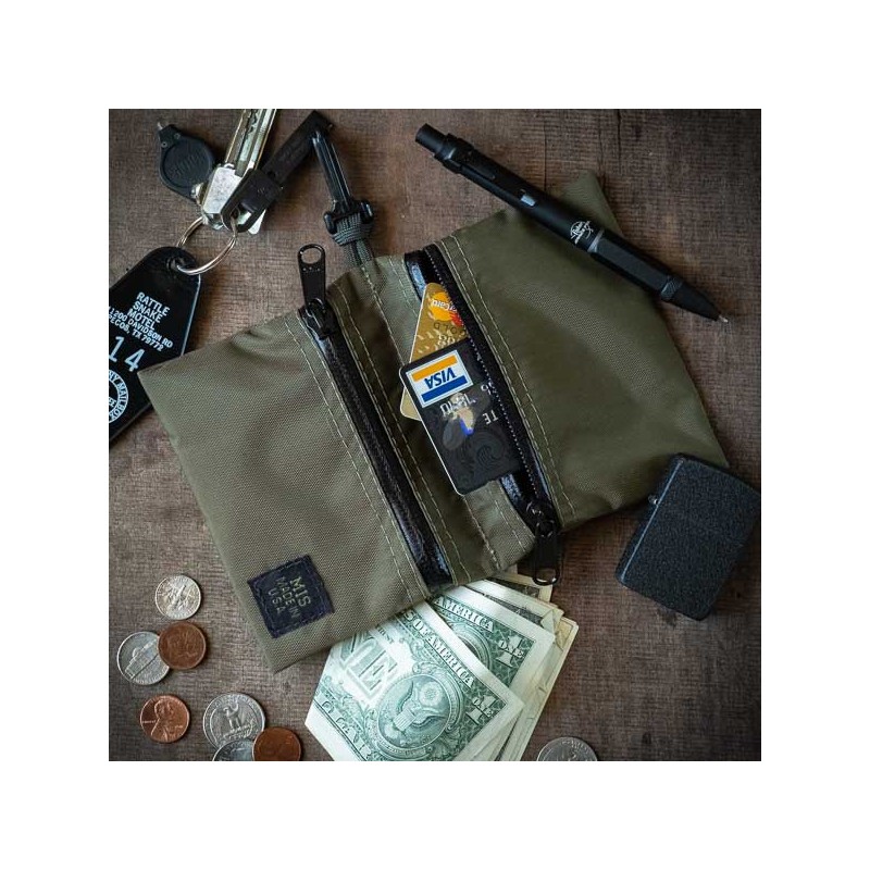 MIS SMALL POUCH – Olive  - made in USA