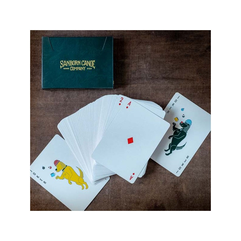 JEUX DE CARTES SANBORN CANOE made in USA