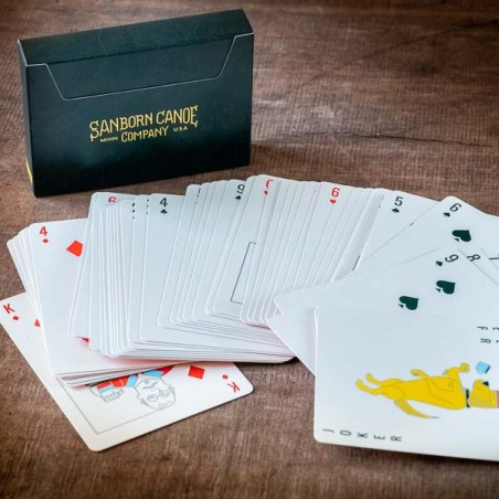 JEUX DE CARTES SANBORN CANOE made in USA