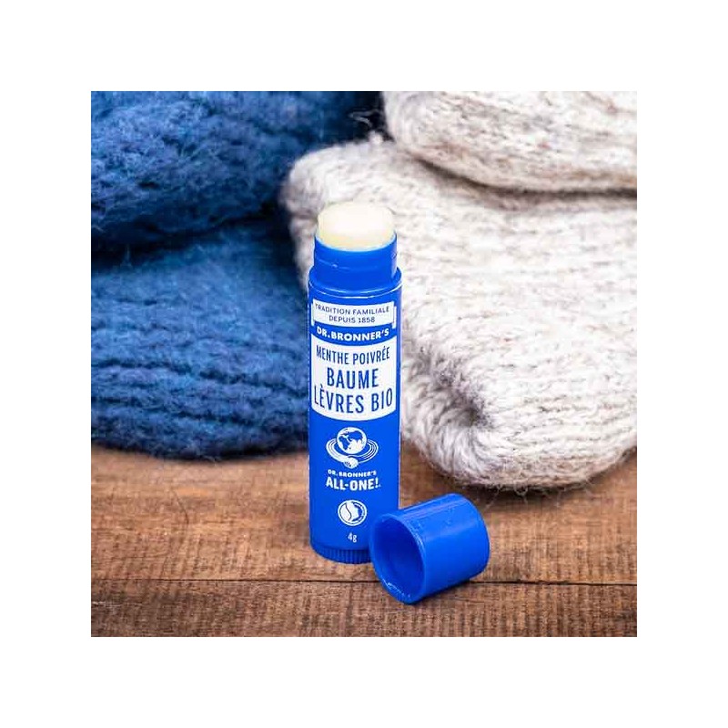 ORGANIC LIP BALMS Cherry - Dr Bronner's- made in USA