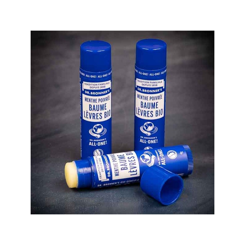 ORGANIC LIP BALMS peppermint⎟ DR BRONNER'S