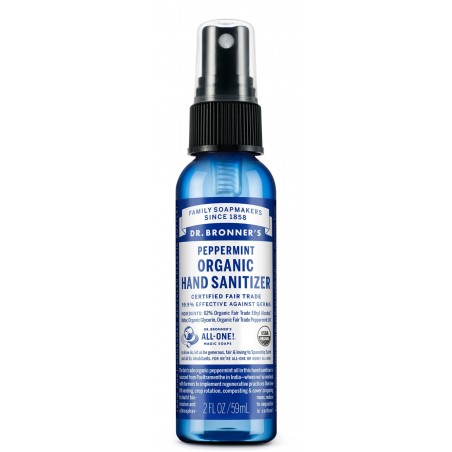 Spray Hygiène mains bio Menthe poivrée - Dr. Bronner's - Made in USA