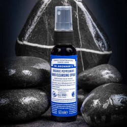 Spray Hygiène mains bio Menthe poivrée - Dr. Bronner's - Made in USA