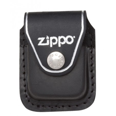 Étui ceinture pour Zippo en cuir Noir