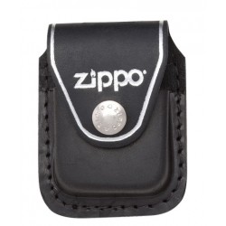 Belt pouch for ZIPPO® in black leather