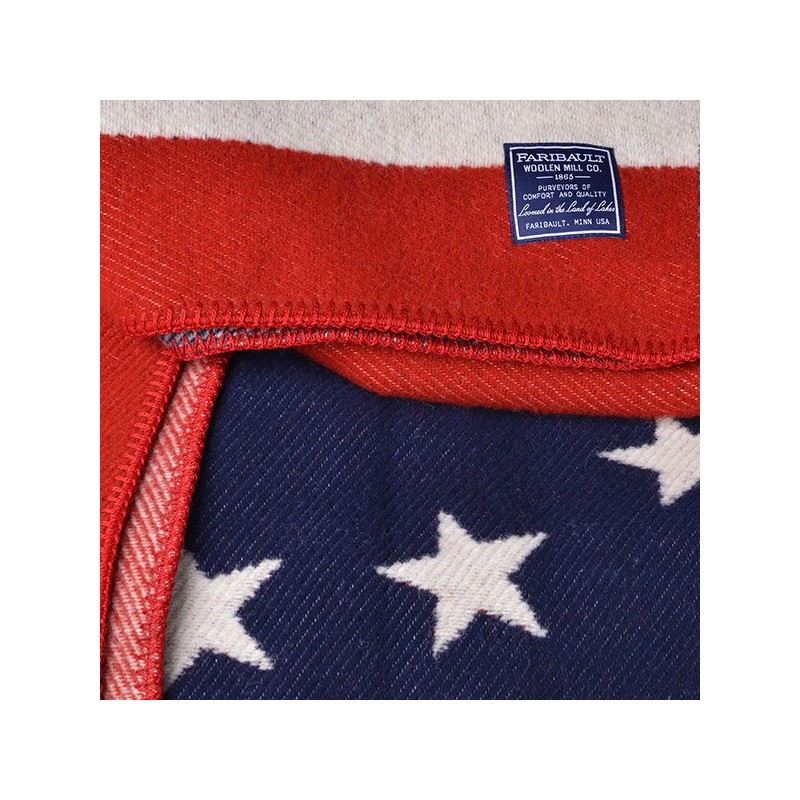 1776 FLAG WOOL THROW ⎟ FARIBAULT MILL ⎟ lecomptoiramericain 1776 FLAG WOOL THROW ⎟ FARIBAULT MILL ⎟ lecomptoiramericain