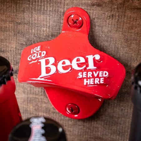 Wall Mount Bottle Opener STARR Ice Cold Beer
