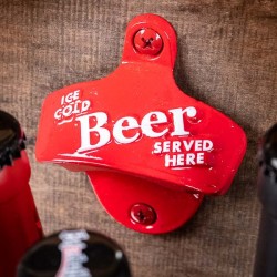 Wall Mount Bottle Opener STARR Ice Cold Beer