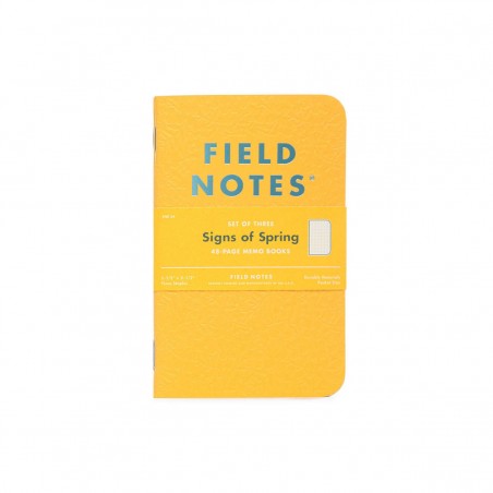 Notebook Signs Of Spring  3 pack FIELD NOTES