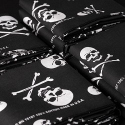 BANDANNA/NAPKIN SKULL made in USA