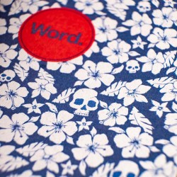 Blue Floral and Skulls NOTEBOOK - 3 Pack