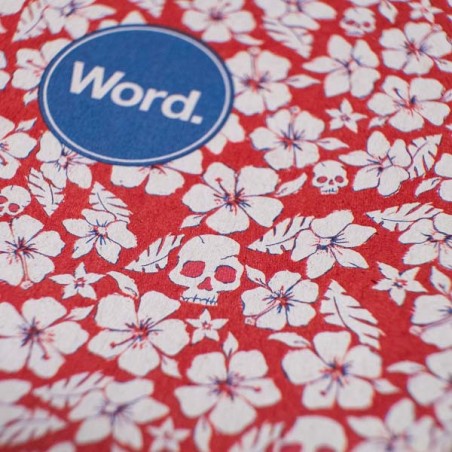 Red Floral and Skulls NOTEBOOK - 3 Pack