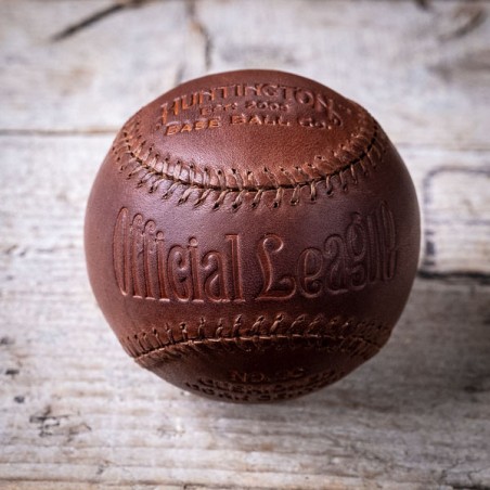 HUNTINGTON baseball BROWN Leather made in USA