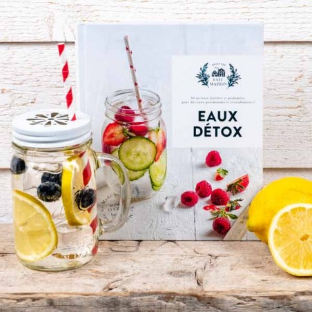 Livre de 30 recettes Eaux Detox - HACHETTE CUISINE