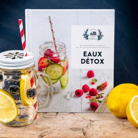 Livre de 30 recettes Eaux Detox - HACHETTE CUISINE