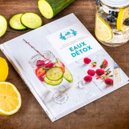 Livre de 30 recettes Eaux Detox - HACHETTE CUISINE